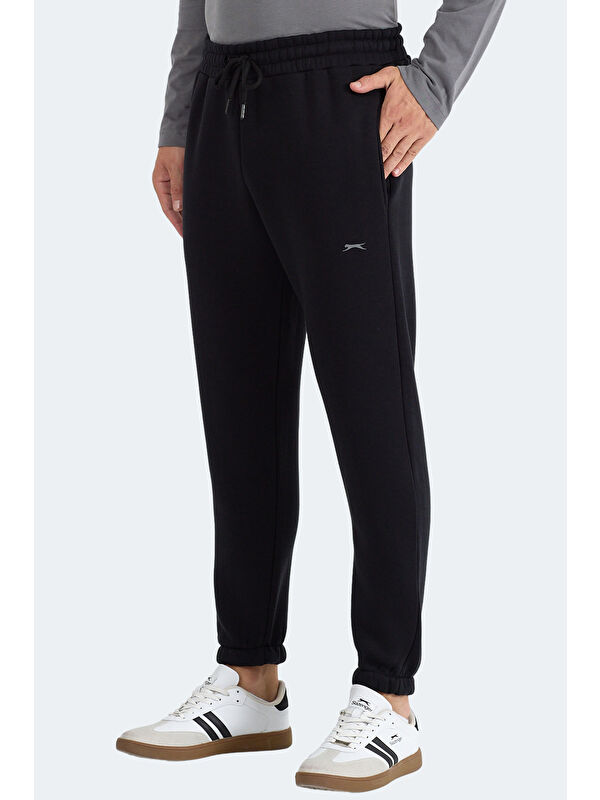 SLAZENGER MASKED I Erkek Jogger Eşofman Altı Siyah
