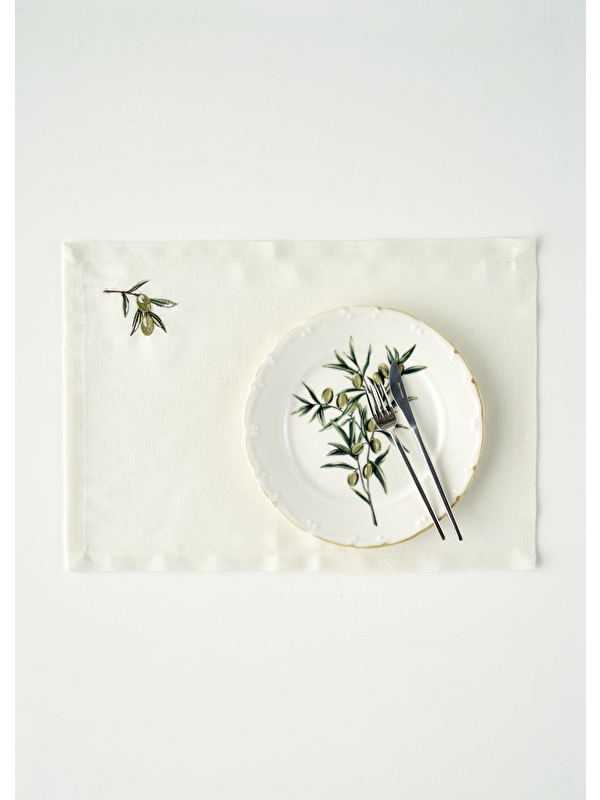 Bella Maison Olive Amerikan Servis Krem (35x45 cm)
