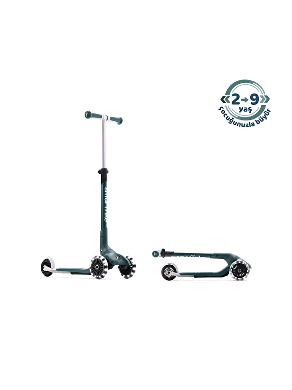 SmarTrike Xtend Mini+ 2 Aşamalı Büyüyen Çocuk Scooter – 2-9 Yaş Katlanabilir LED Tekerlekli