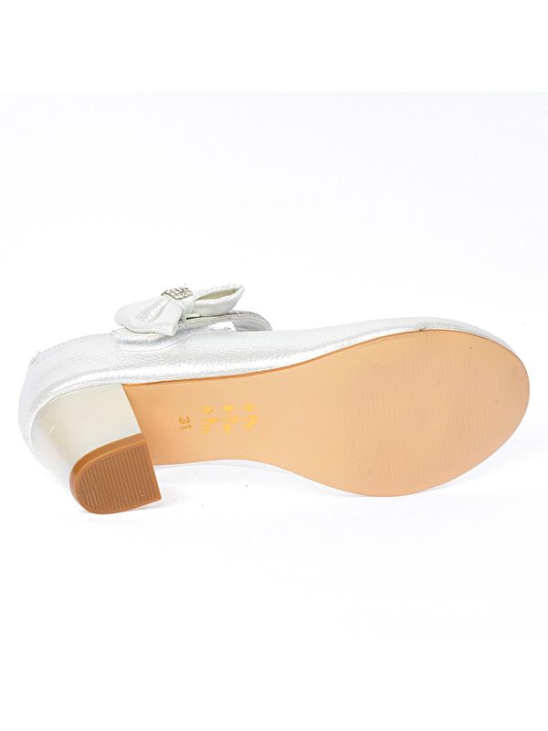 Cameli Vakko Günlük Kız Çocuk 4 Cm Topuklu Abiye Ayakkabı - Görsel 5