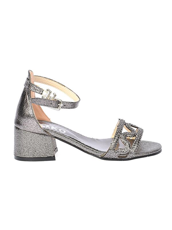 763 Çatlak Kız Çocuk 3 Cm Topuklu Sandalet - Görsel 3