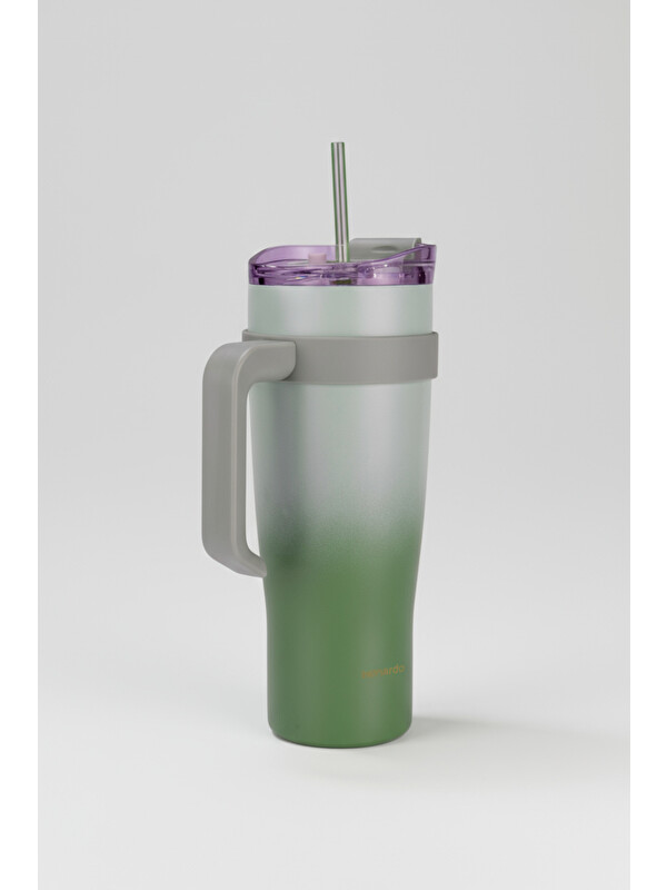 BERNARDO Alto Pipetli Termos Bardak Yeşil 1000ml