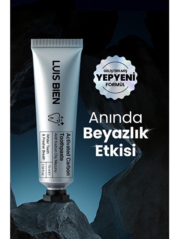 Luis Bien Aktif Karbon Diş Beyazlatma Macunu