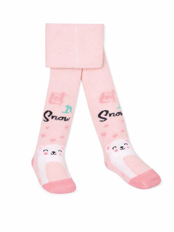 Civil Baby Let It Snow 6- Bebek Kız Külotlu Çorap - Pembe 6 Ay