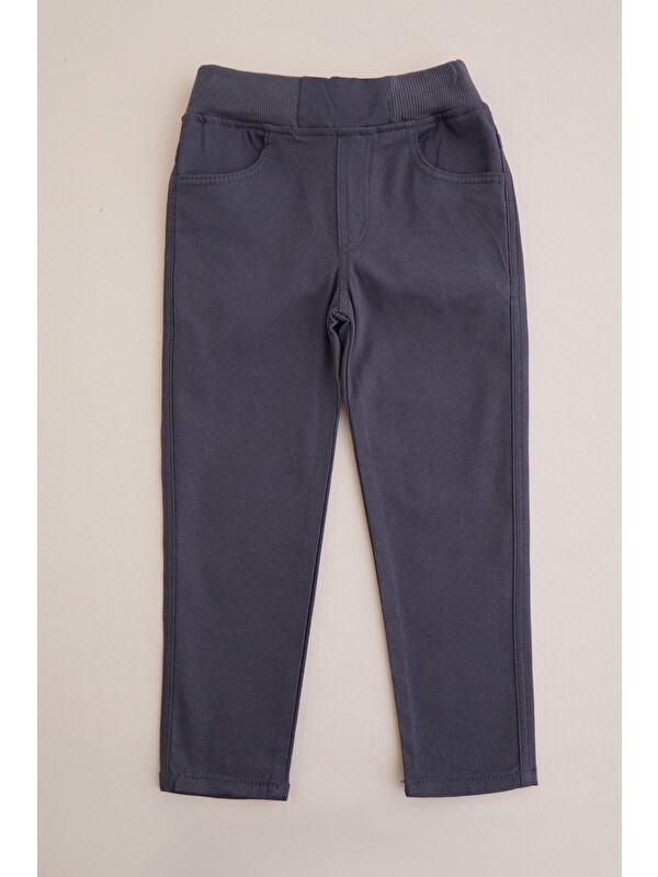Fullamoda Beli Bağcıklı Gabardin Kumaş Unisex Çocuk Pantolon