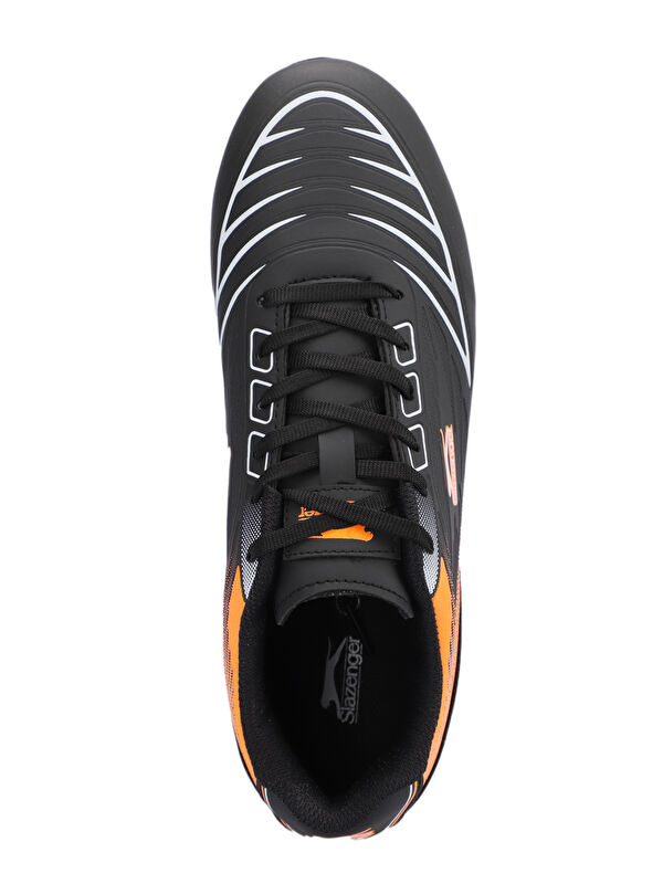 DANGER I KR Erkek Halı Saha Siyah / Turuncu Futbol Ayakkabısı - Görsel 6