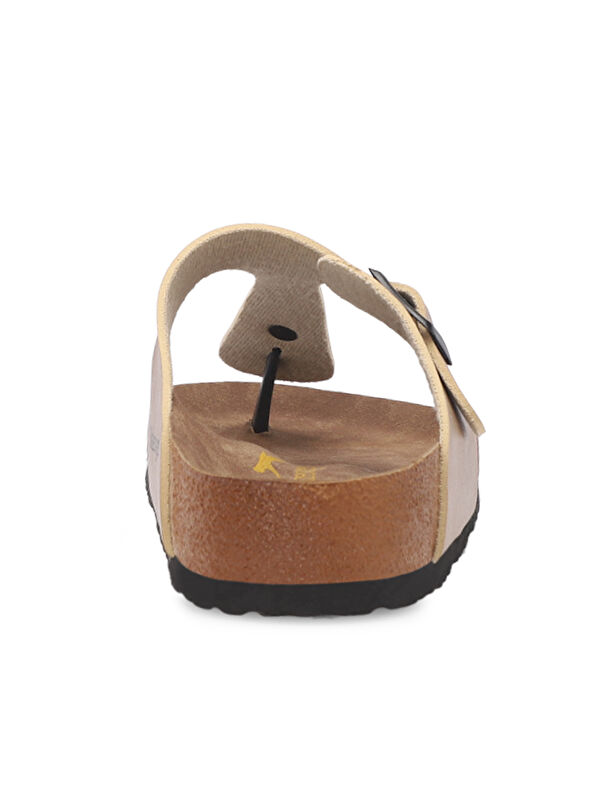 LUKE Kadın Parmak Arası Altın Terlik - Görsel 7