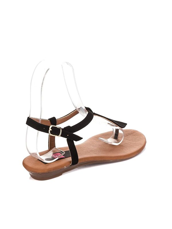 Siyah Kadın Sandalet B548393502 - Görsel 3