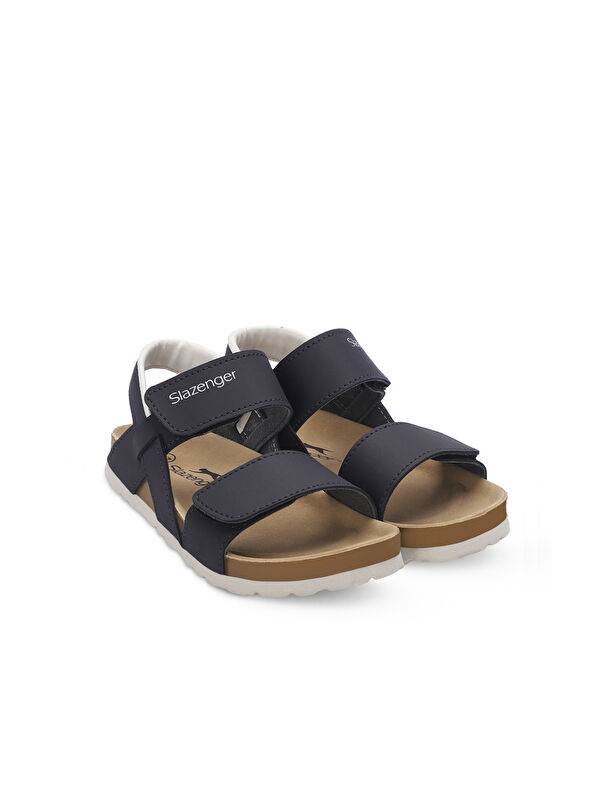 KERMIT Unisex Çocuk Cırt Cırtlı Lacivert Sandalet - Görsel 3