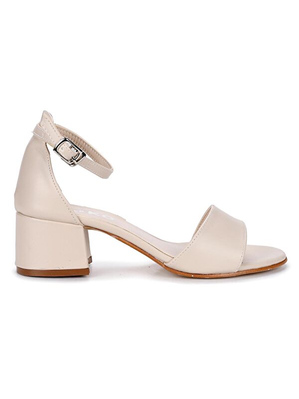 769 Cilt Günlük Kız Çocuk 4 Cm Topuklu Sandalet - Görsel 5