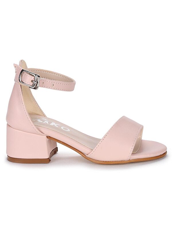 769 Cilt Günlük Kız Çocuk 4 Cm Topuklu Sandalet Ayakkabı - Görsel 5