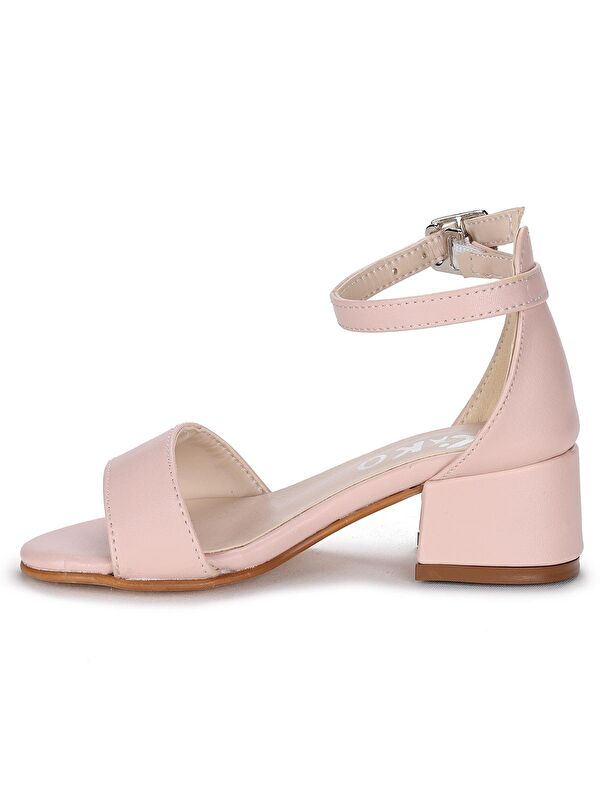 769 Cilt Günlük Kız Çocuk 4 Cm Topuklu Sandalet Ayakkabı - Görsel 6