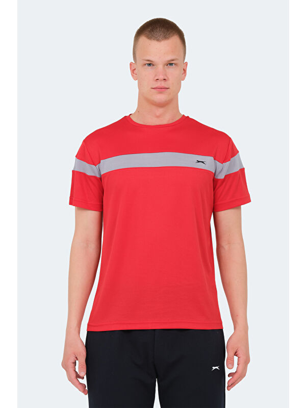SLAZENGER Bisiklet Yaka Kısa Kollu Erkek Tişört