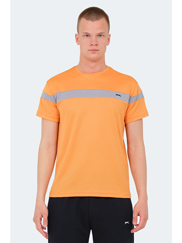 SLAZENGER Bisiklet Yaka Kısa Kollu Erkek Tişört