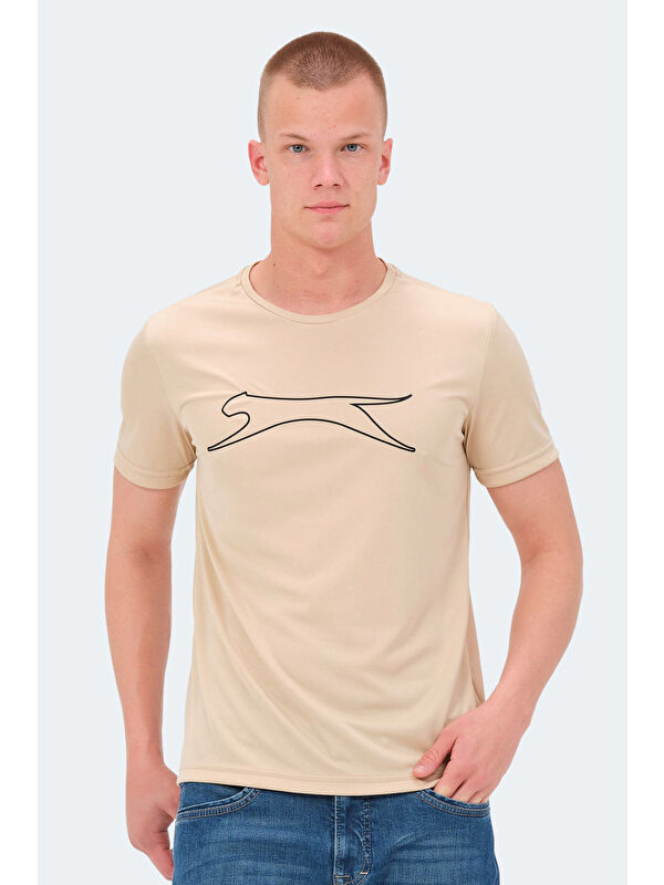 SLAZENGER NELLE KTN Erkek Tişört Bej