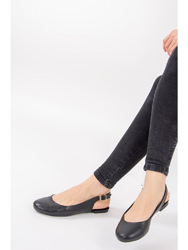 Siyah Kadın Sandalet 9726105209 - Görsel 2