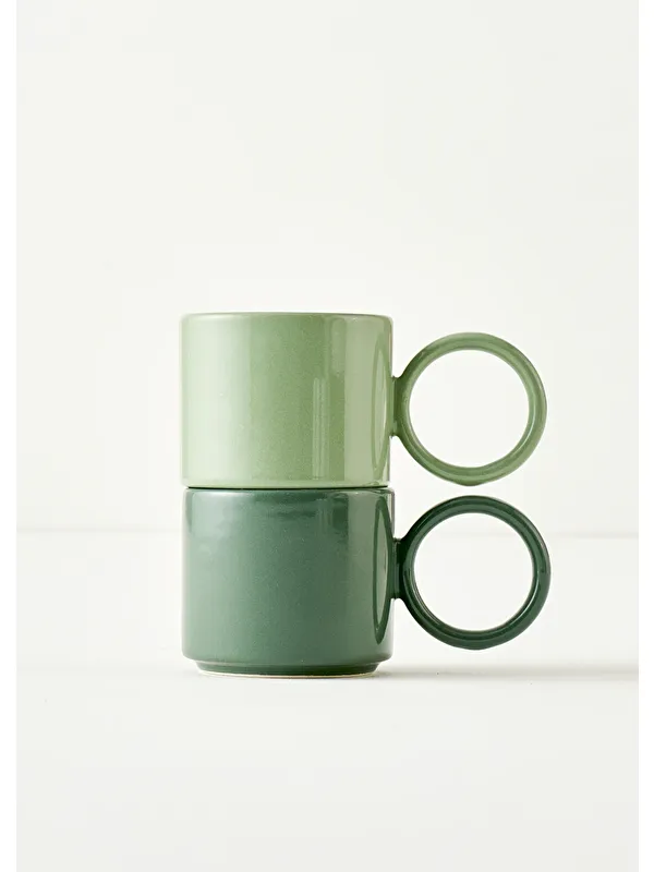 Bella Maison Arcana Espresso 2'li Set Yeşil (270 cc)