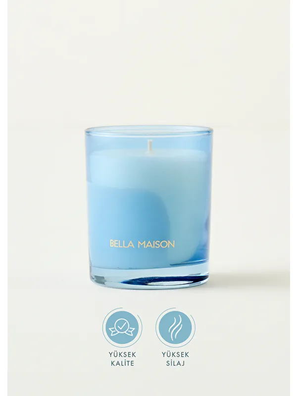 Bella Maison Jasmine Whisper Kokulu Soya Wax Mum Mavi (120 gr)