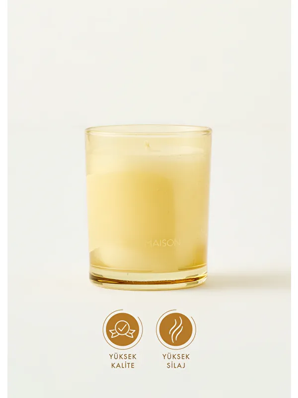 Bella Maison Amberwood Trail Soya Wax Kokulu Mum Sarı (120 gr)