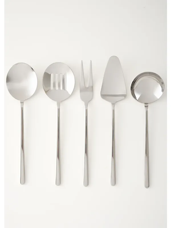 Bella Maison Siena 5 Parça Servis Seti Silver