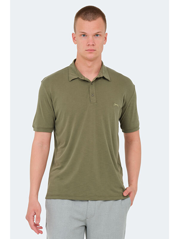 SLAZENGER Polo Yaka Kısa Kollu Erkek Tişört