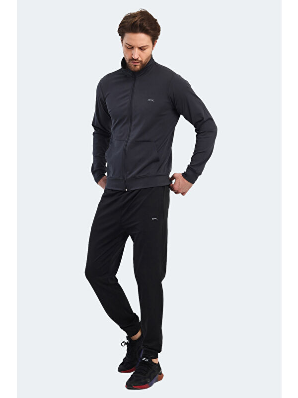 SLAZENGER Fermuarlı Uzun Kollu Erkek Eşofman Takımı