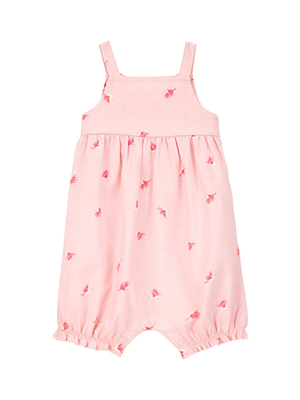 Carter's Kız Bebek Kısa Tulum 3 Ay-24 Ay Pembe