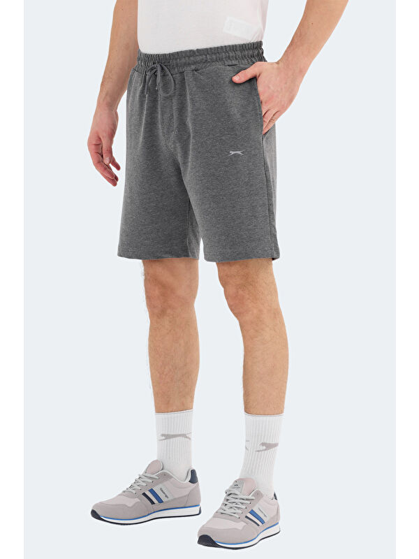 SLAZENGER KALLIE Erkek Cepli Koyu Gri Şort