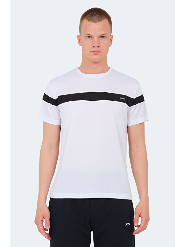 SLAZENGER Bisiklet Yaka Kısa Kollu Erkek Tişört