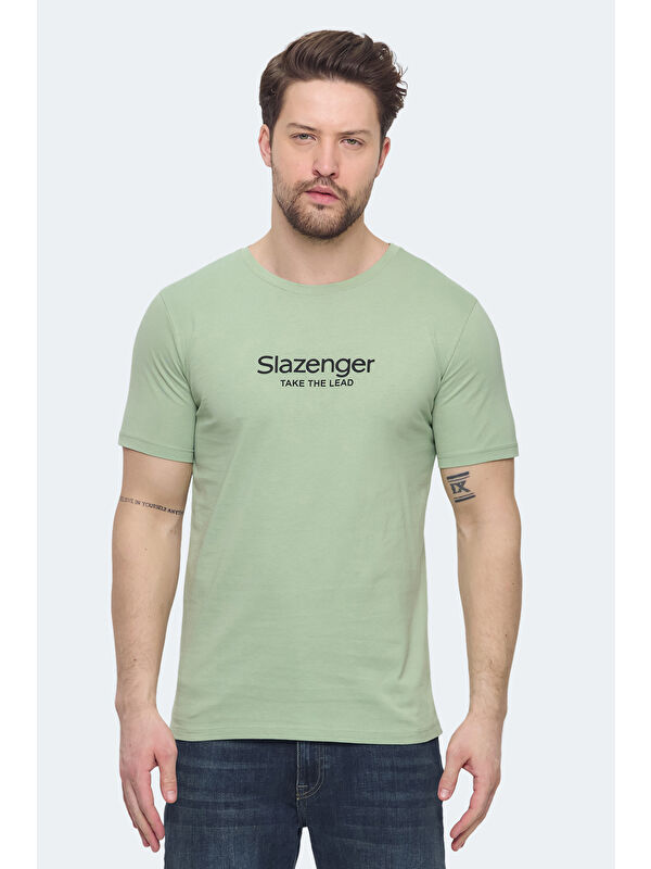 SLAZENGER VOITTO Erkek Tişört Su Yeşili