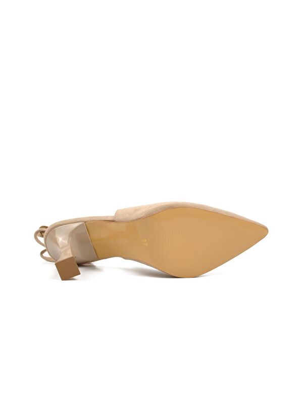 249 Ten Süet Kadın Abiye Ayakkabı - Görsel 6