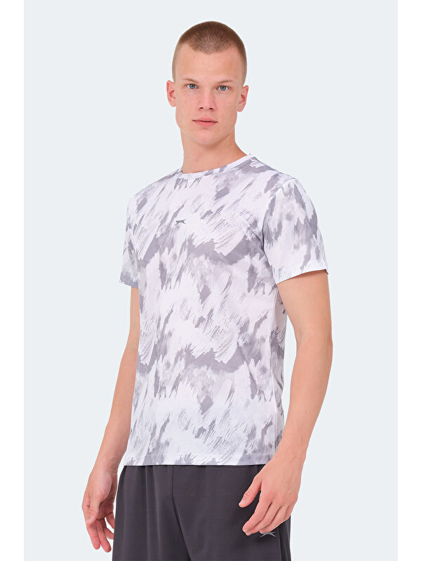 SLAZENGER veRED Erkek Tişört Beyaz