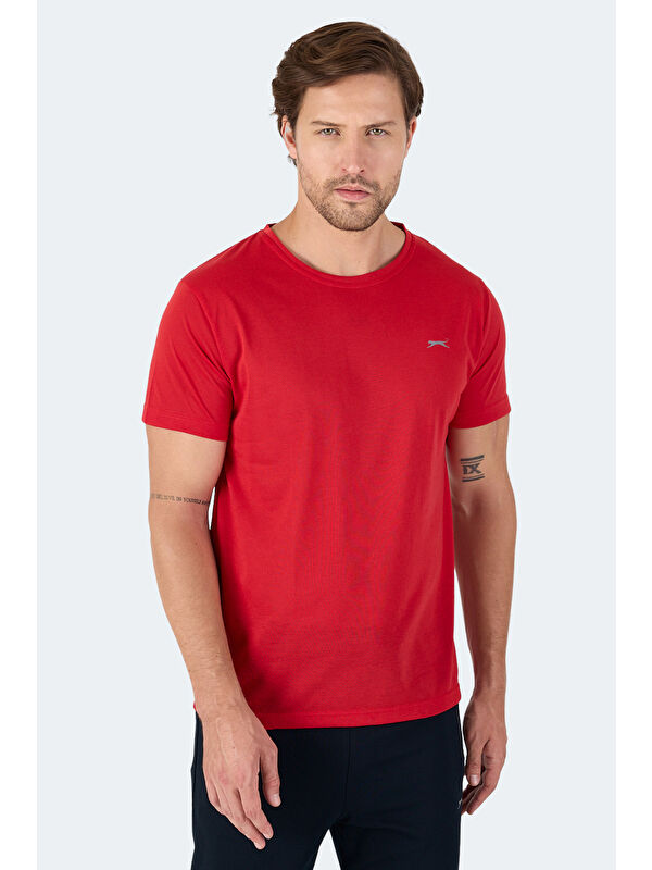 SLAZENGER KIELD Erkek Tişört Kırmızı