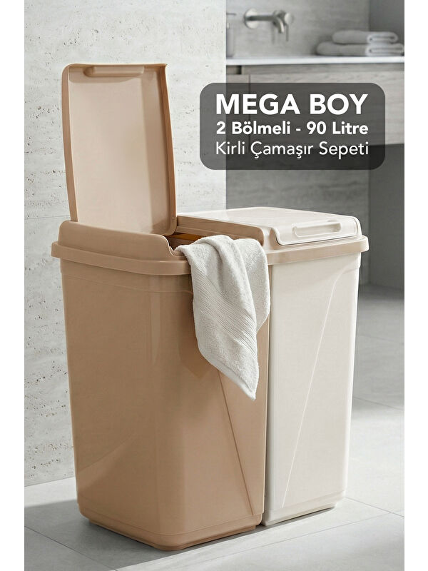 Meleni Home Kirli Çamaşır Sepeti 90 l