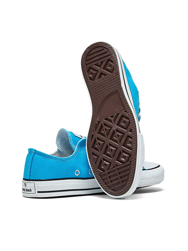 Unisex Mavi Rahat Kalıp Sneaker Ayakkabı - Görsel 5