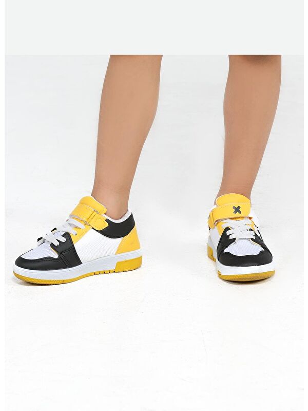 Casa Sarı Siyah Unisex Çocuk Sneakers - Görsel 3