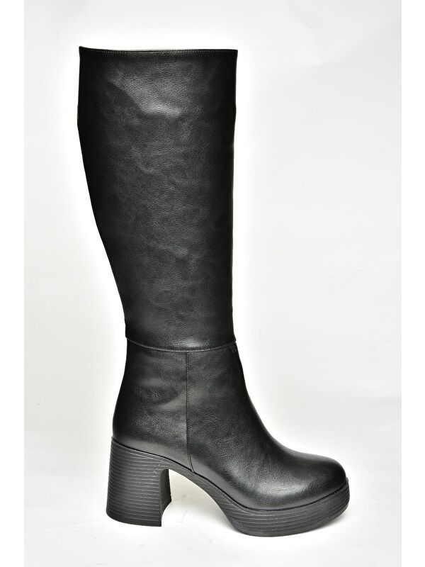 T282099909 Siyah Kadın Çizme - Görsel 2