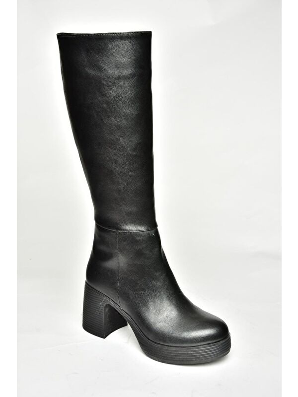 T282099909 Siyah Kadın Çizme - Görsel 3