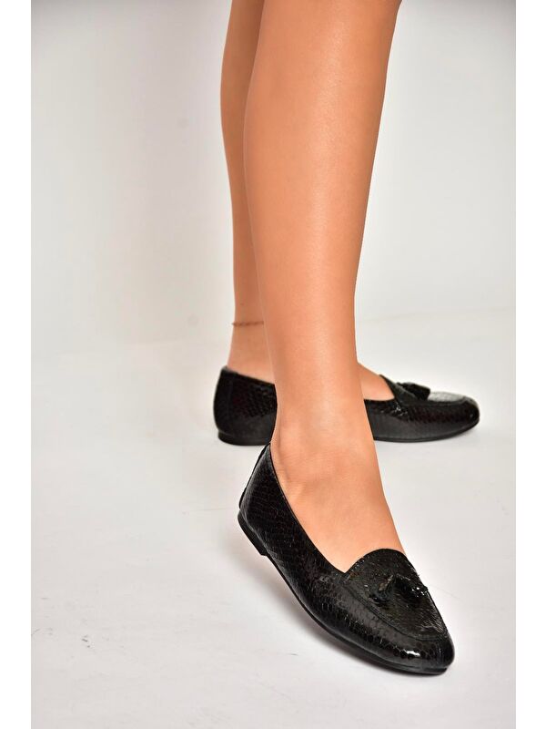 Fox Shoes Lacivert Fox Shoes Babet R6670012 Kadın