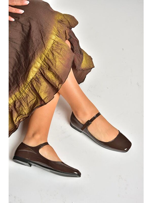 Fox Shoes Siyah Fox Shoes Babet S7262525 Kadın