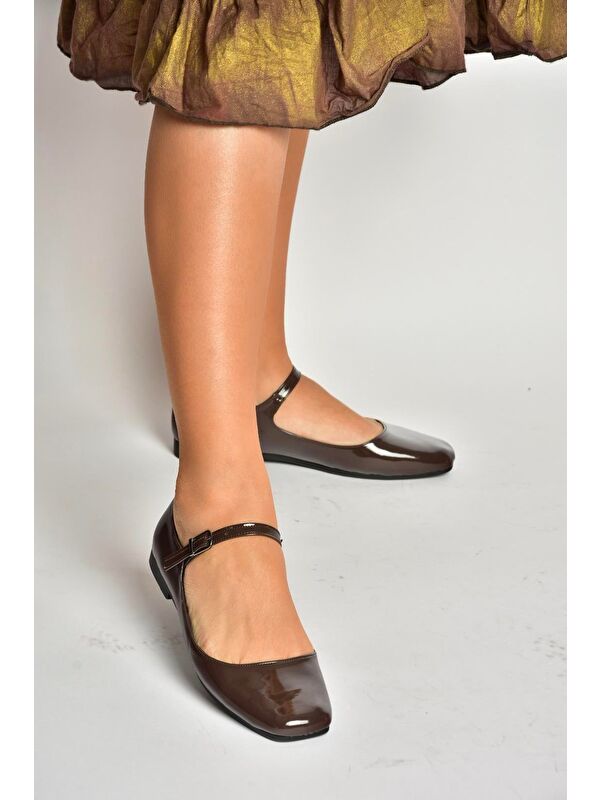 Fox Shoes Siyah Fox Shoes Babet S7262525 Kadın