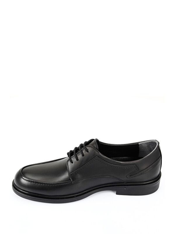 Hakiki Deri Yuvarlak Burun Bağcıklı Günlük Erkek Ayakkabı 42176 - Görsel 6
