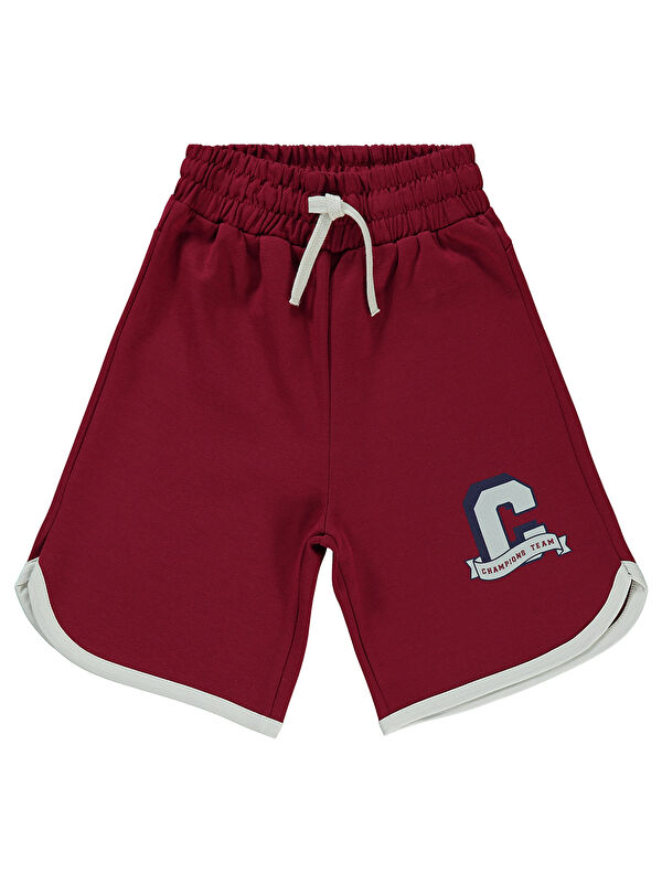 Civil Boys Erkek Çocuk Kapri 6-9 Yaş Bordo