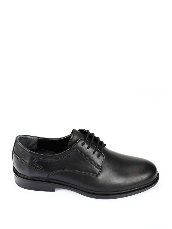 Hakiki Deri Yuvarlak Burun Bağcıklı Günlük Erkek Ayakkabı 42376 - Görsel 3