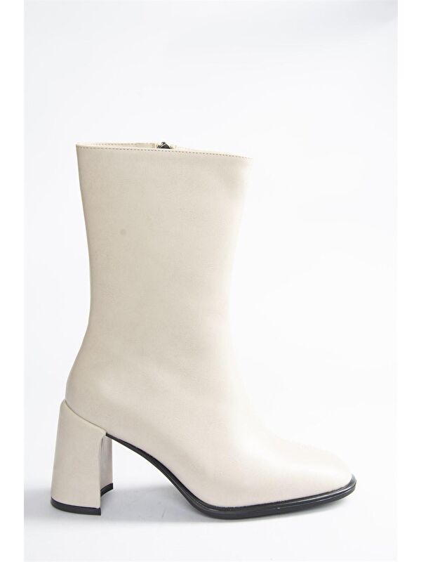 N4048991 Bej Kadın Bot - Görsel 4