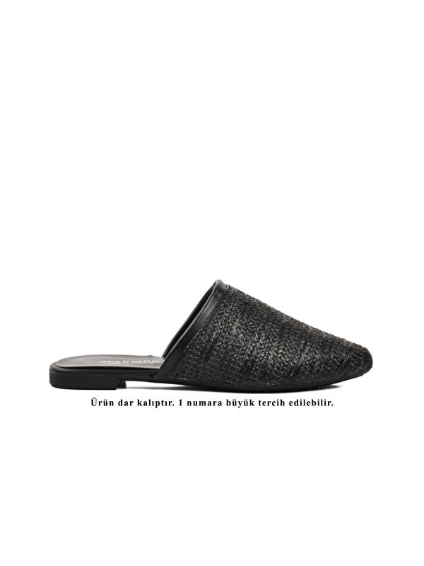 Siyah Kadın Terlik 335168 - Görsel 2