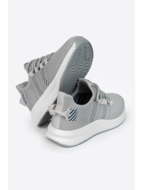 Yuvarlak Burunlu Bağcıklı Erkek Spor Ayakkabı - Görsel 5