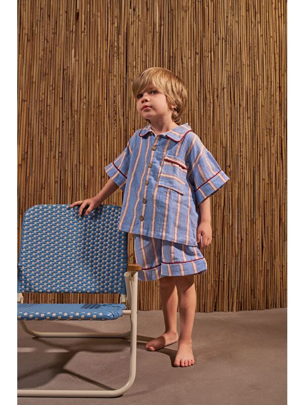 Oh La La Koala For Little Ones Sunny Check Serisi Şortlu Alt Üst Takım