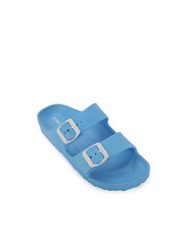 ESM212.Z.001 Kadın Terlik Turkuaz - Görsel 3