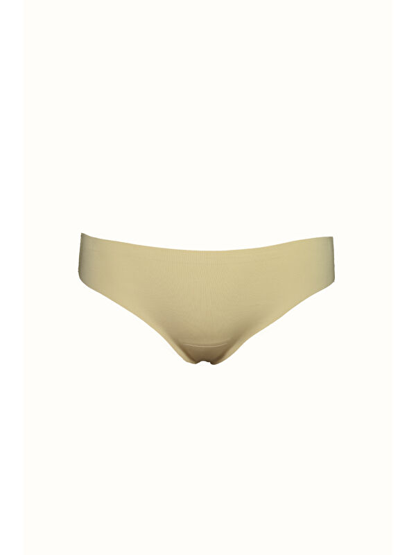 C&City Lazer Kesim Dikişsiz String C19207 Ten